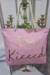 Sum Kissed Pattern Shoulder Bag