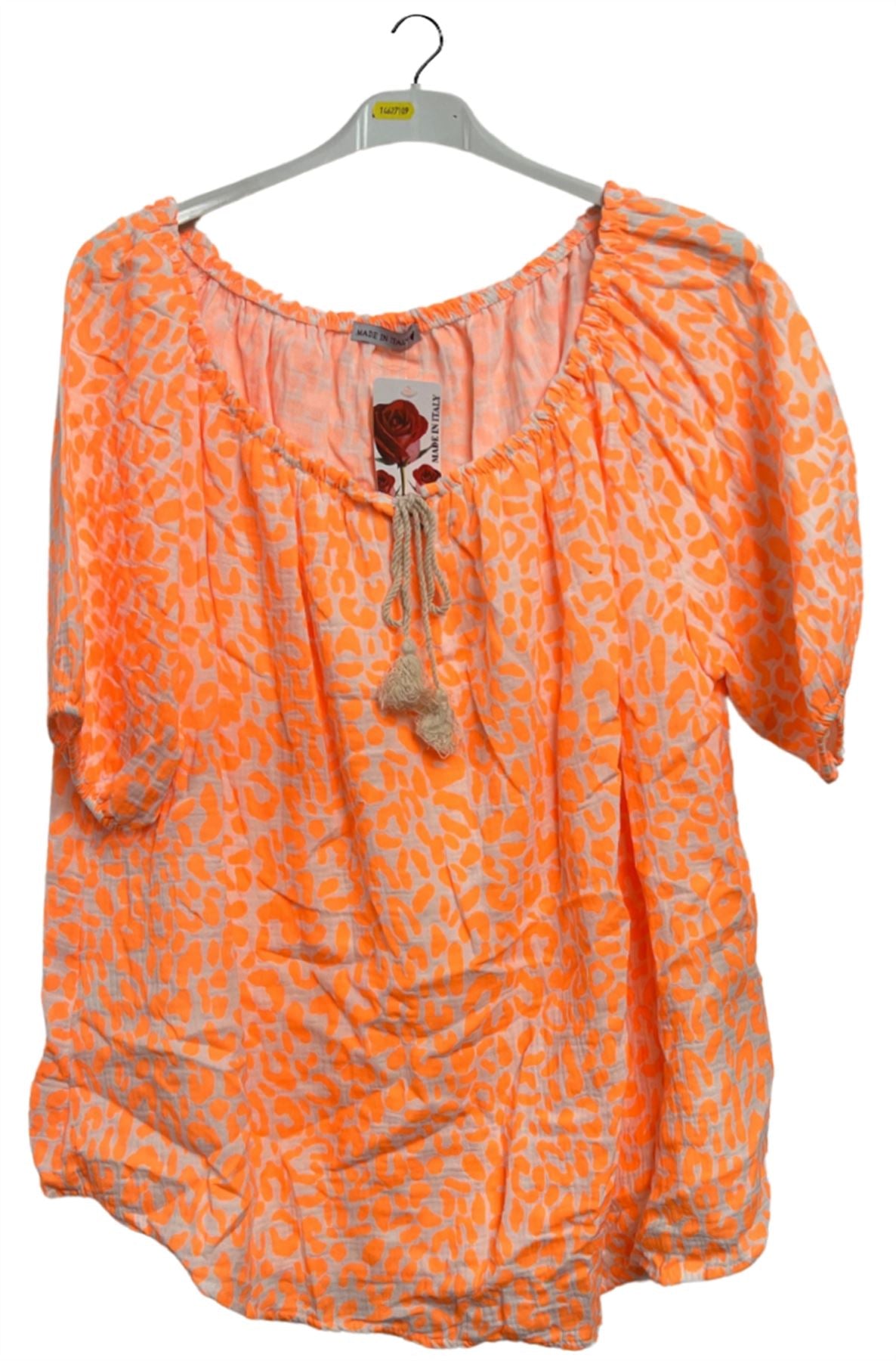 Leopard Print Cotton Top
