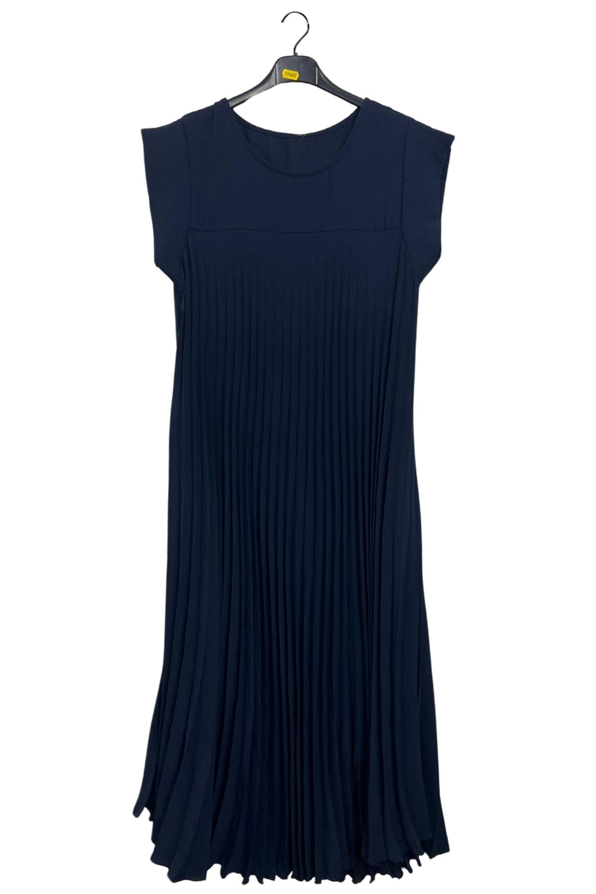 Plain Pleated Texture Dress
