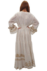 Floral Vintage Inspired Tassels & Lace Detailing Dress