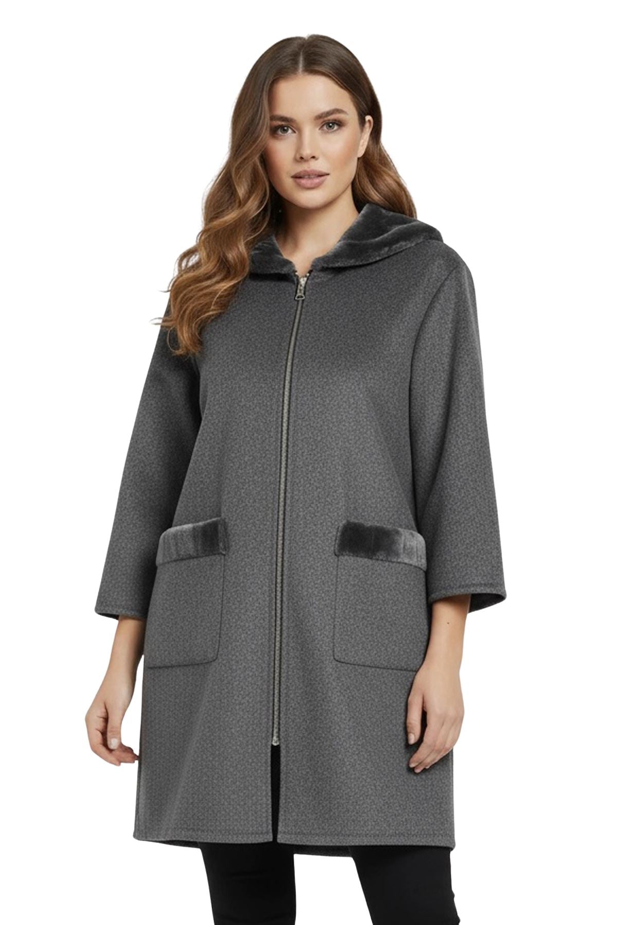 wholesale front pocket coat