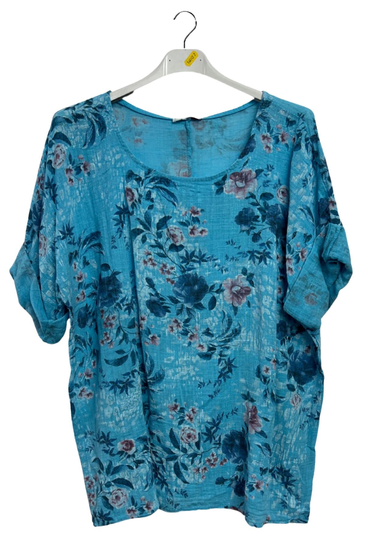 Floral Print Tunic Cotton Top