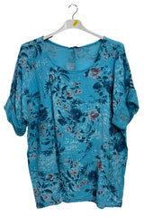 Floral Print Tunic Cotton Top