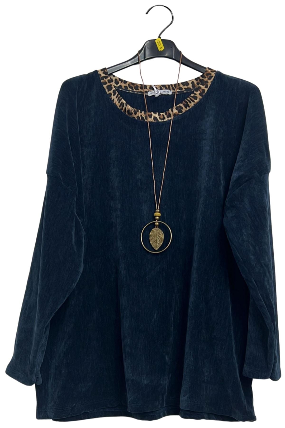 Plain Dropped Shoulders Tunic Top