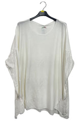 Plain Asymmetric Hem Top