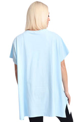 Diamante Butterfly Pattern Cotton Top