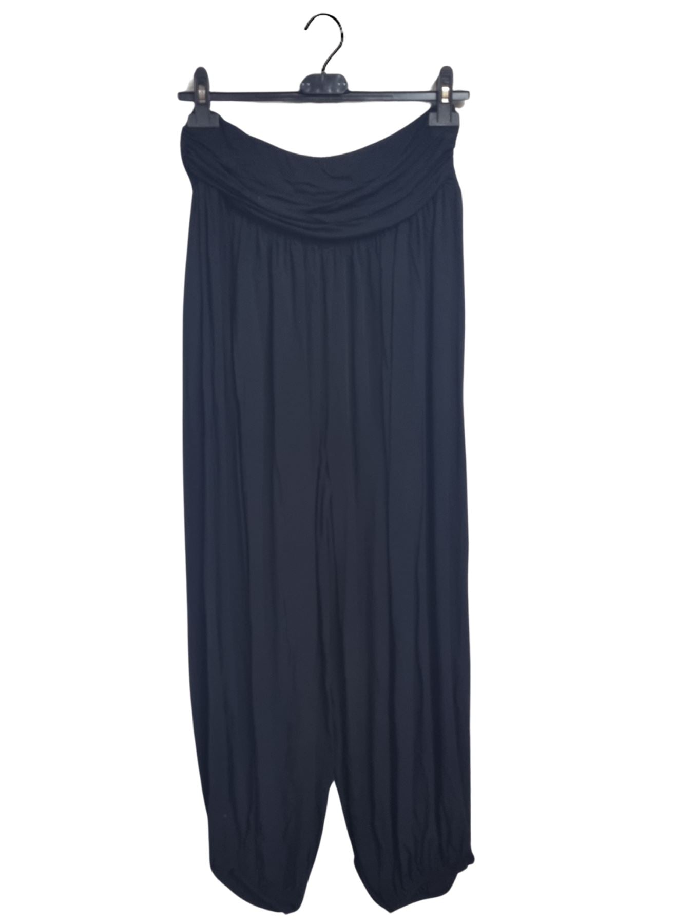 Plain High Waist Harem Pants