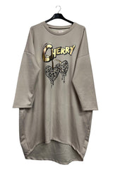 wholesale cherry pattern dress