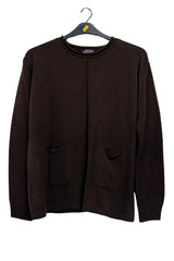 Plain Soft Feel Two Front Pockets Top