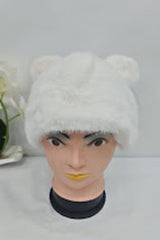 Bear Ear Faux Fur Hat