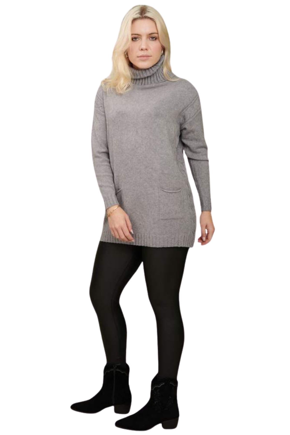 Plain Ribbed Pocket Soft Feel Top