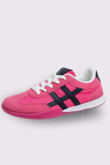 Two Tone Lace Up Sneakers