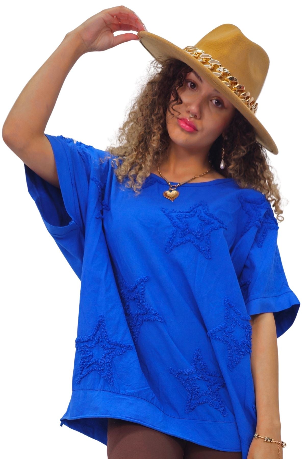 Star Pattern Cotton Top