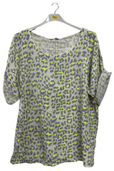 Leopard Print Tunic Cotton Top