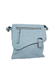 Front Zip Shoulder Bag