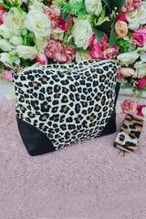 Leopard Prin Adjustable Strap Shoulder Bag