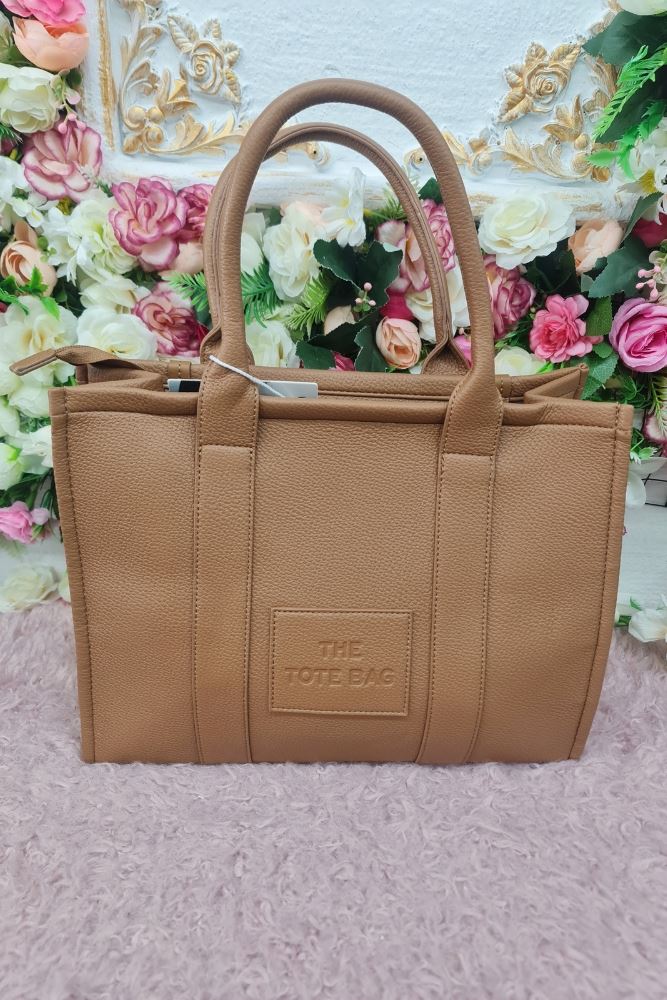 Two Handle Tote Shoulder Bag