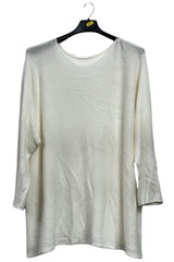 Plain Soft Knit Tunic Top