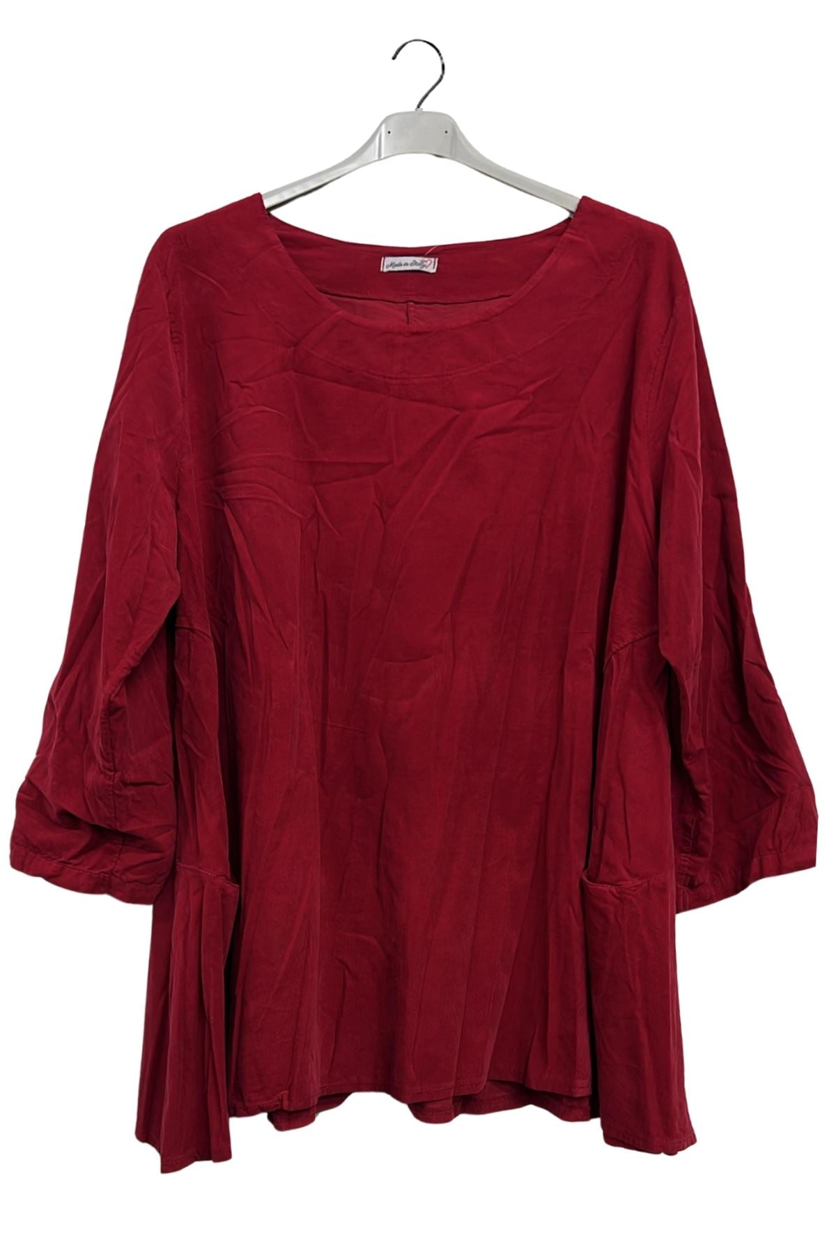 Plain Two Side Pockets Cotton Top