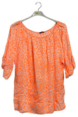 Subtle Textured Pattern Flared Sleeves Top