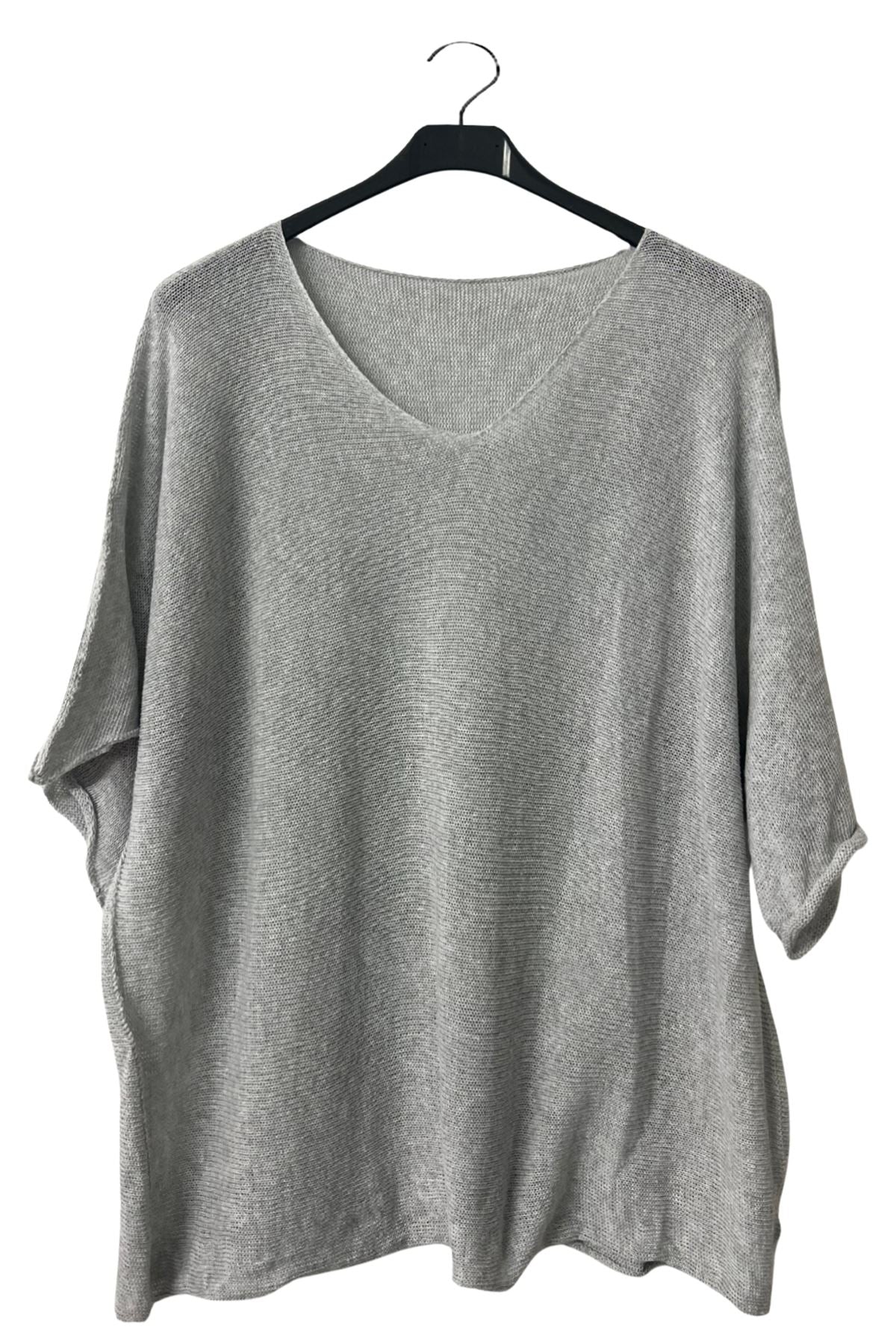 Plain Fine-Knit Texture Cotton Top