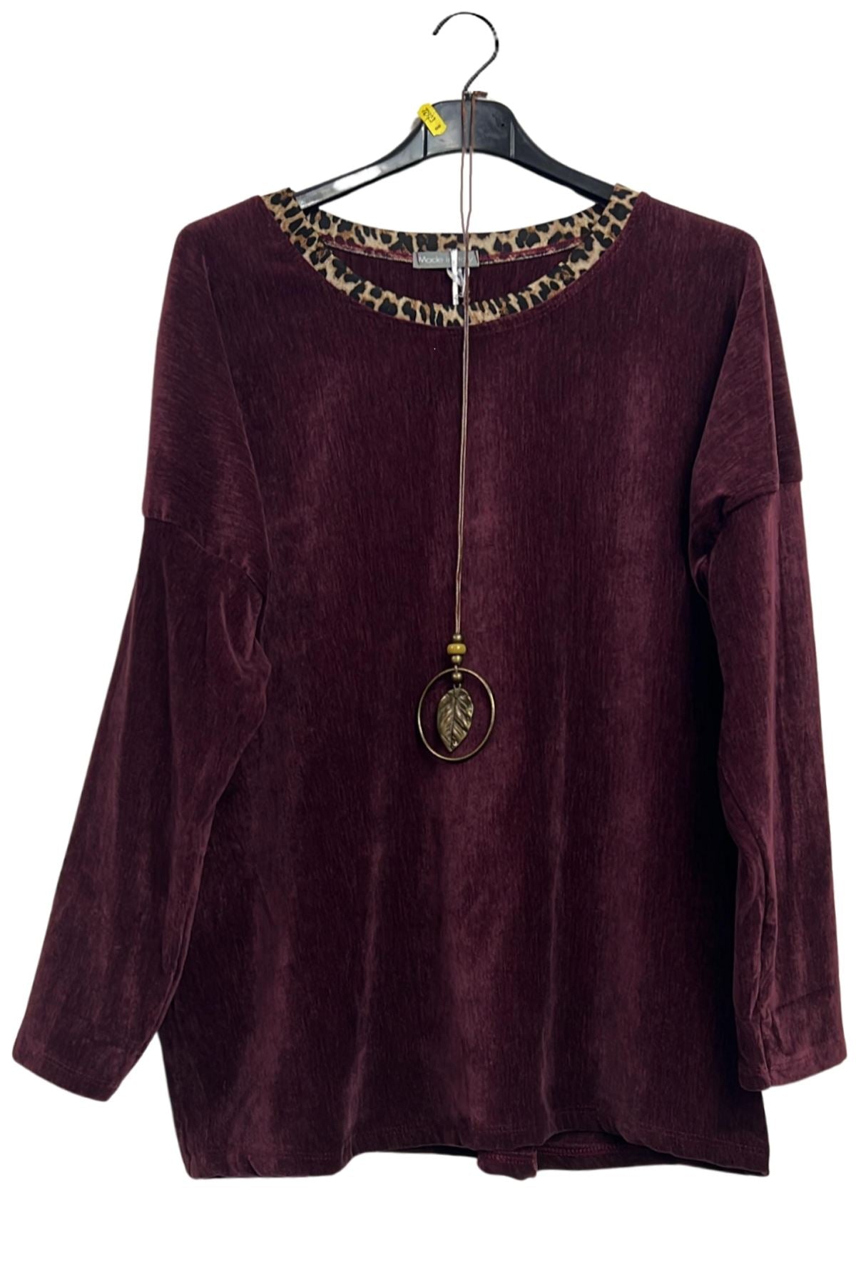Plain Dropped Shoulders Tunic Top