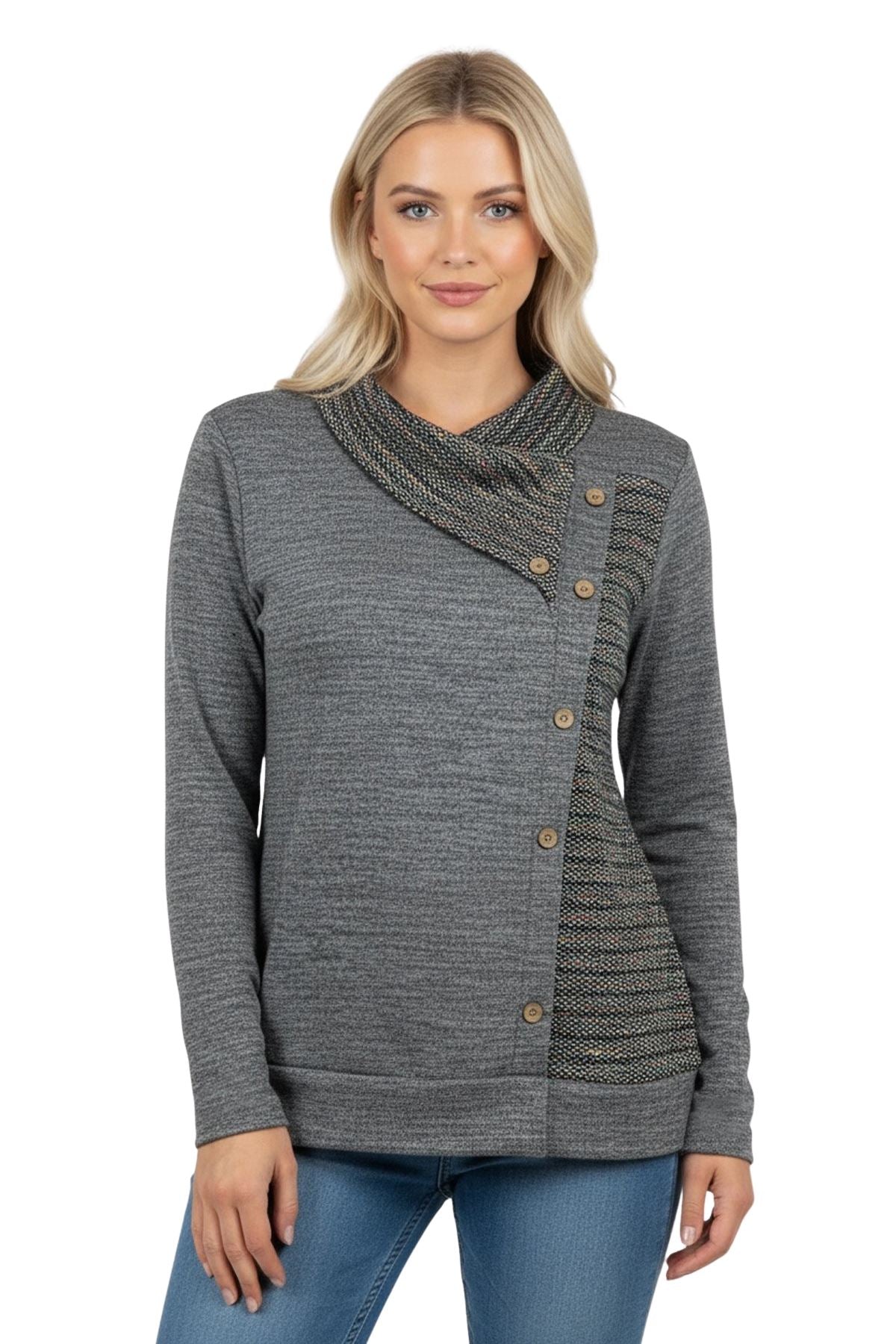 women heathered wholesale top