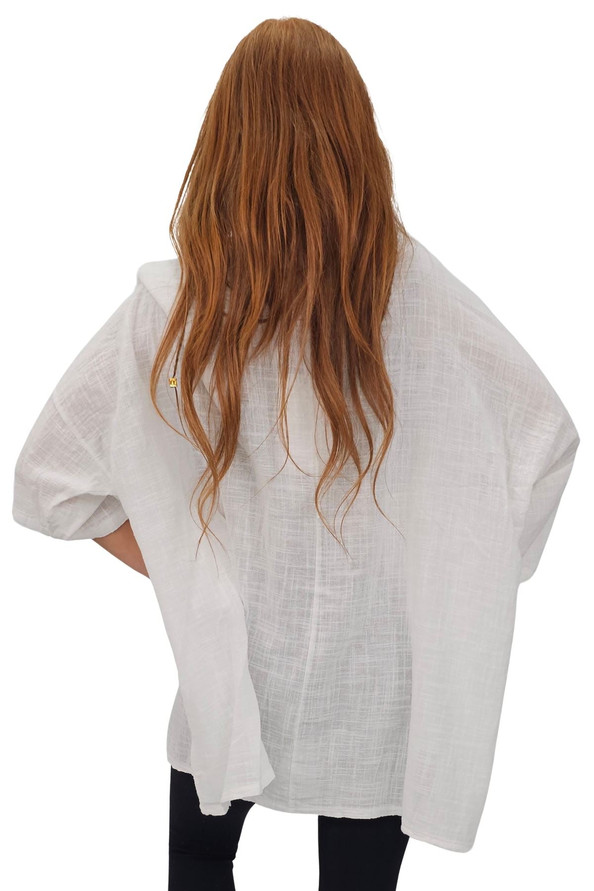 Plain Front Patch Pockets Cotton Top