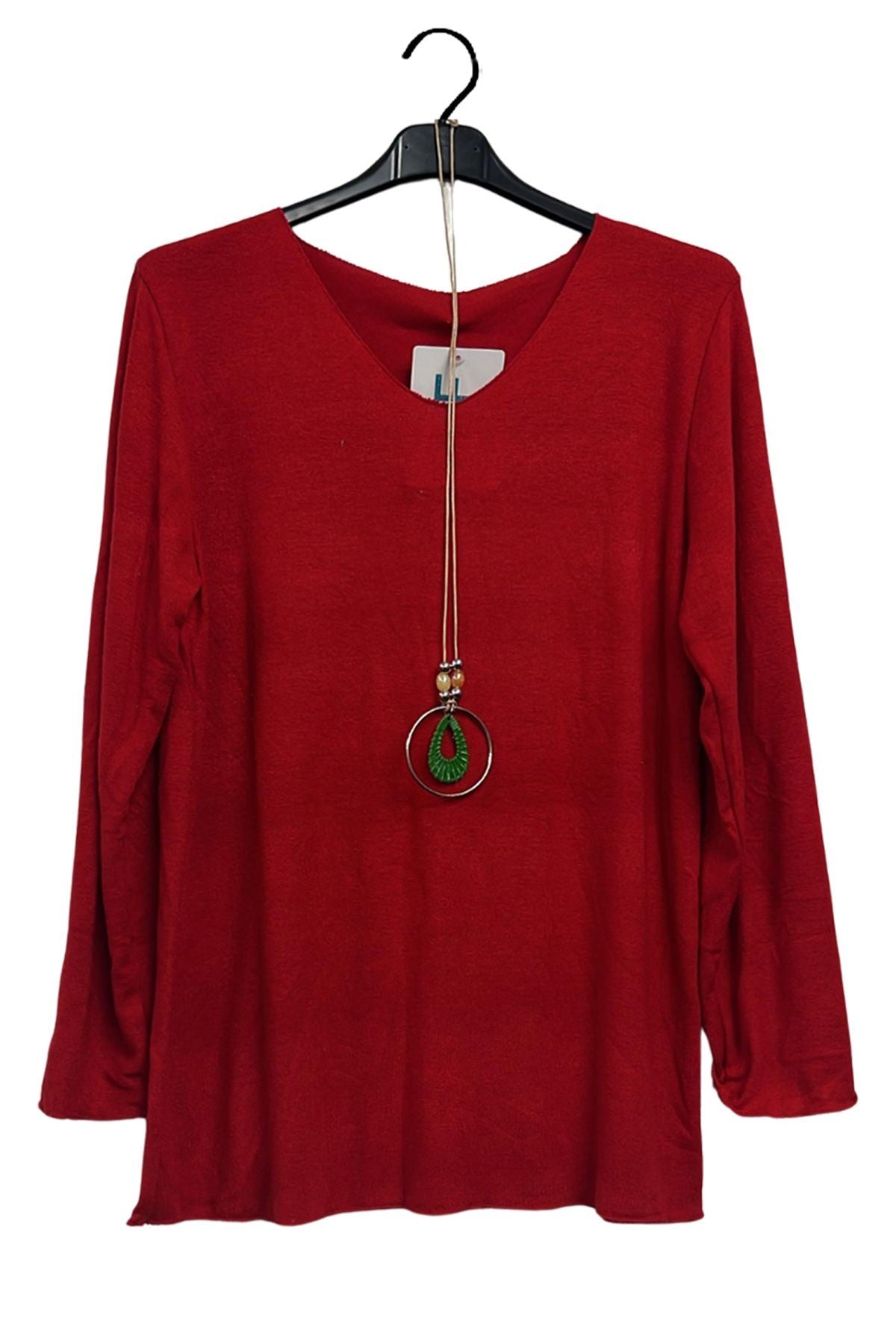 Plain Soft Knit Tunic Top