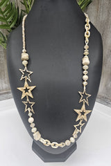 Star Charms Beaded Necklace