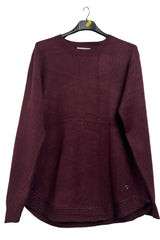 wholesale textured hem sweater