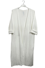 Plain Open Front Longline Cardigan