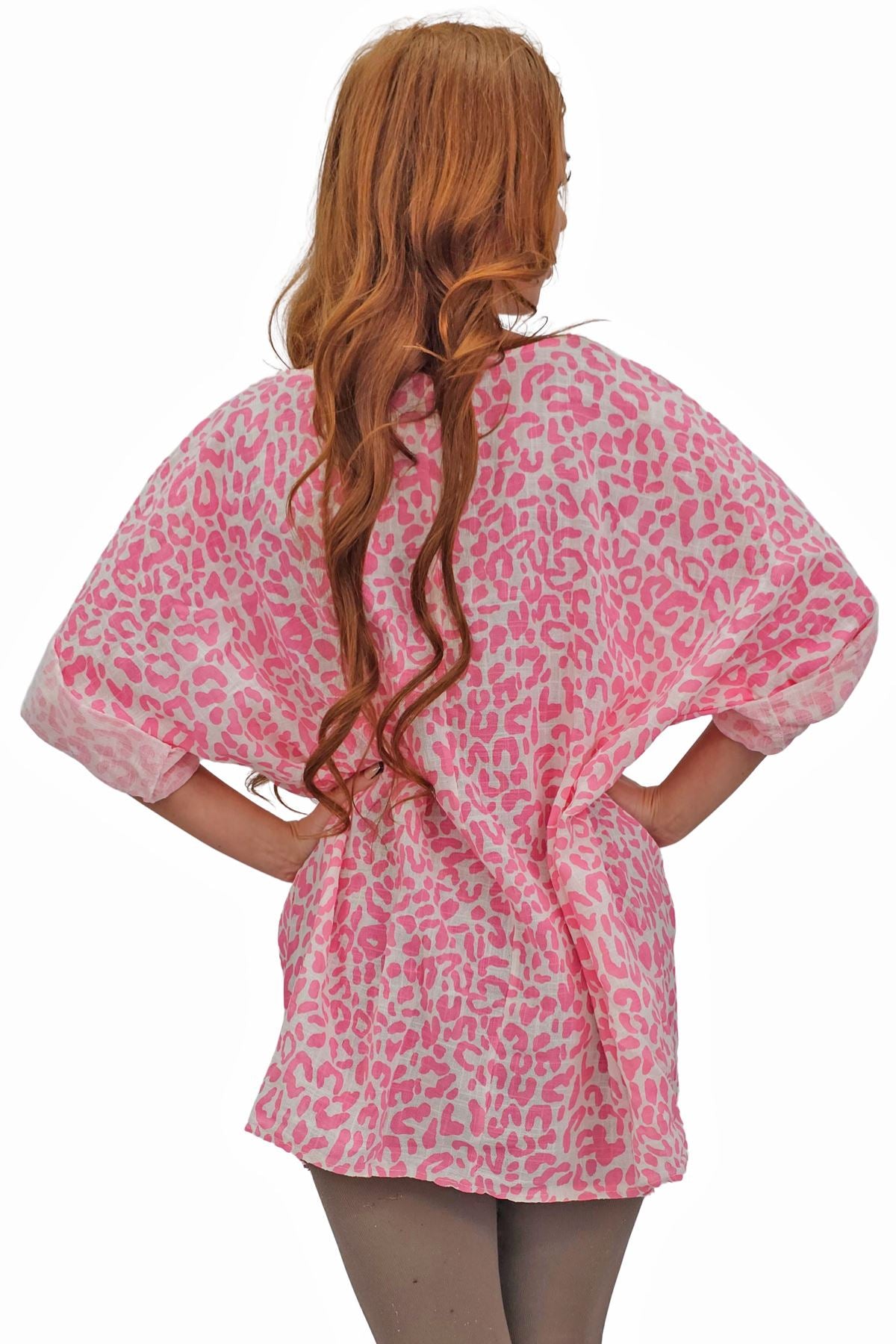 Leopard Print Tunic Cotton Top