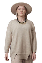 Plain knit top