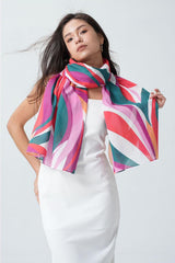 Abstract Print Scarves