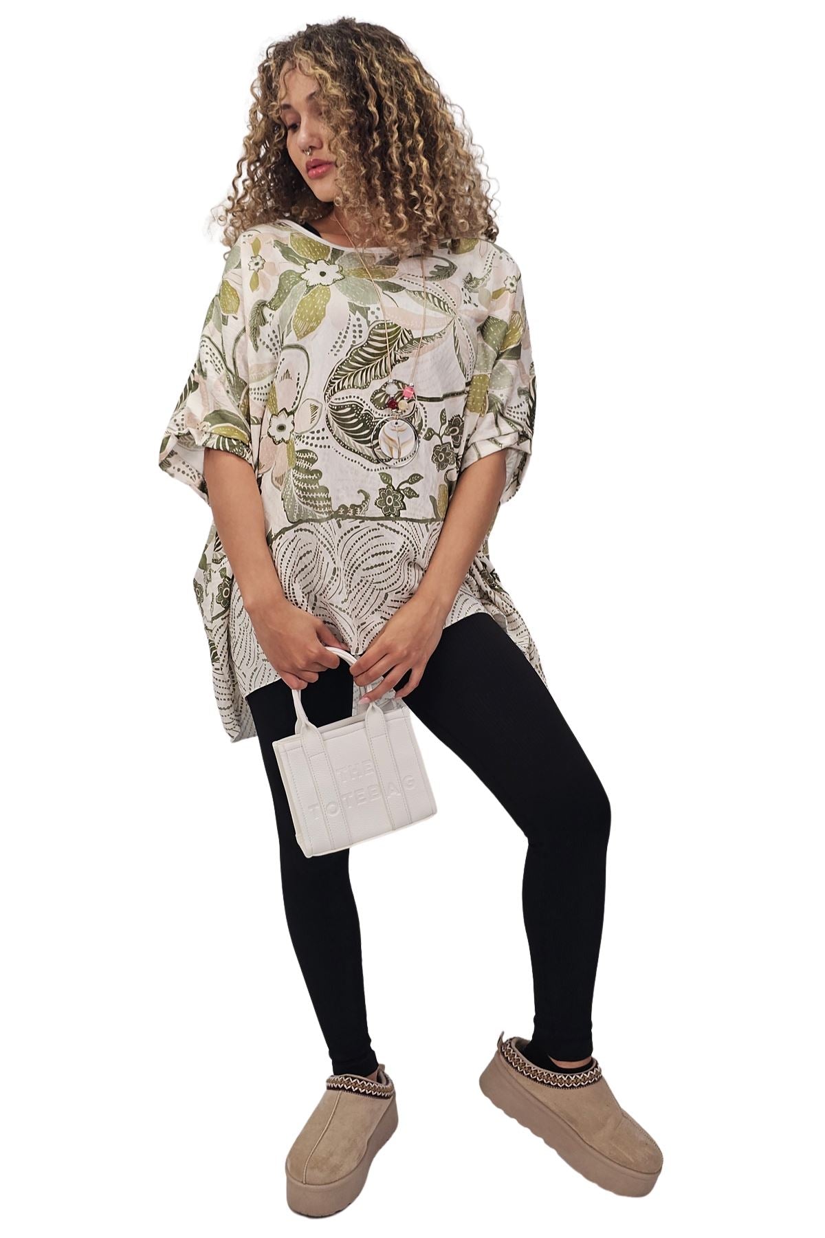 Floral Botanical-Inspired Aesthetic Style Necklace Top