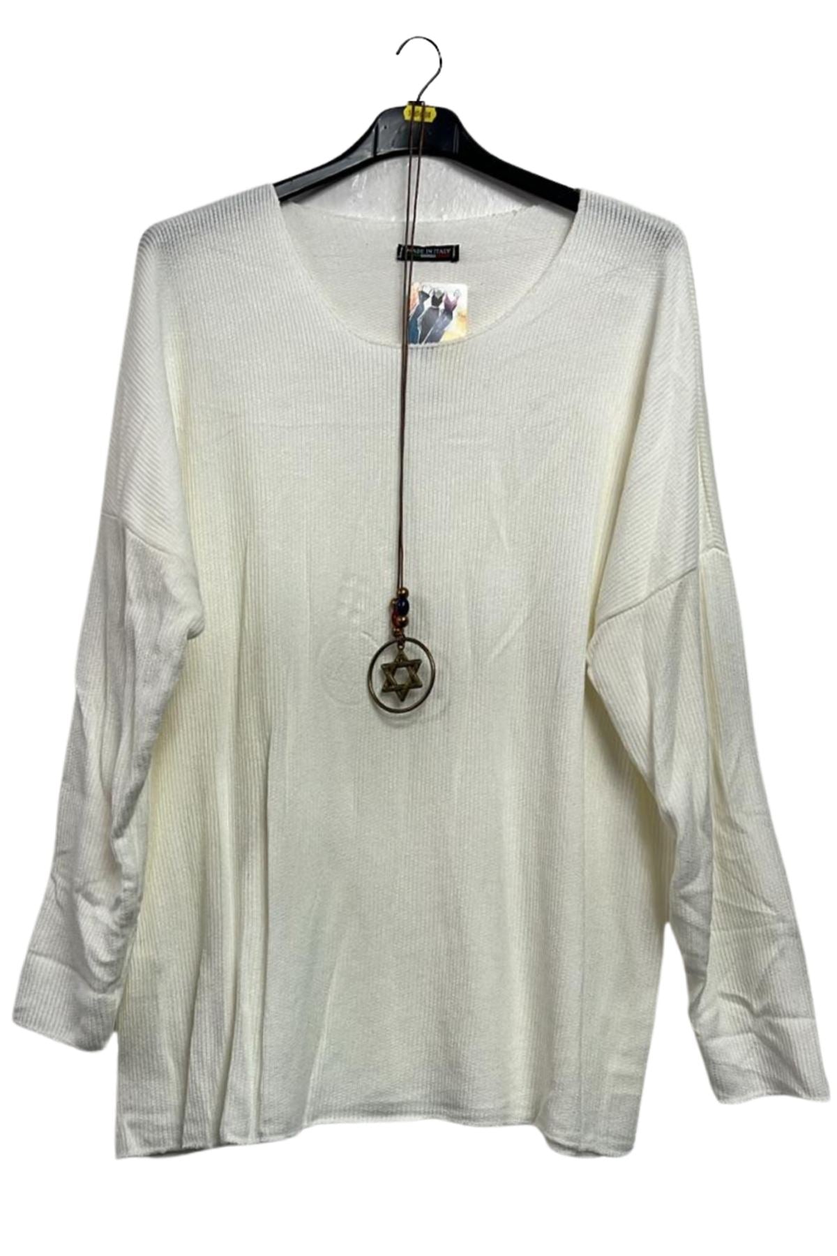 plain soft knit drop shoulder top for retailers