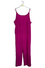 Plain Spaghetti Straps Wide Legs Jumpsuit