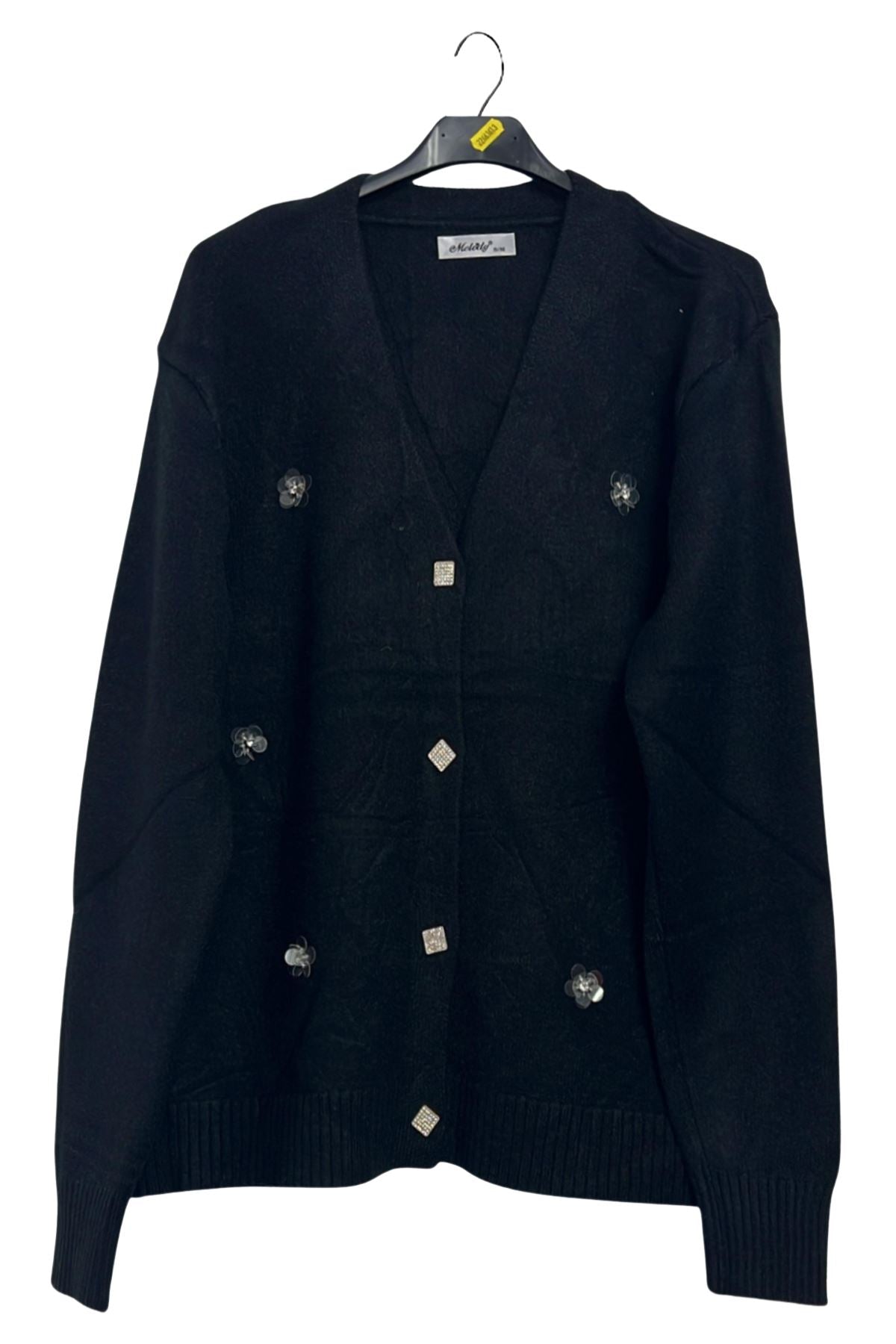 diamond button cardigan