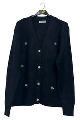 diamond button cardigan