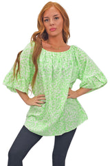 Subtle Textured Pattern Flared Sleeves Top