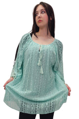 Intricate Crochet Pattern Cotton Dress
