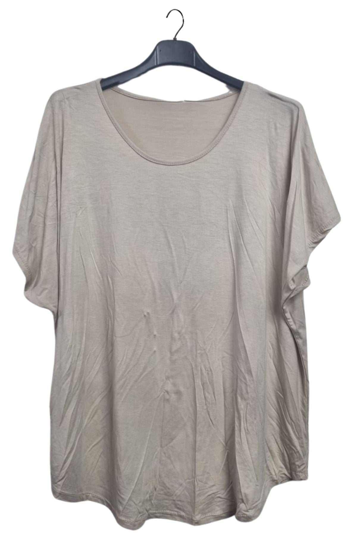 Plain Short Sleeve Top