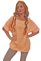 Leopard Print Tunic Cotton Top
