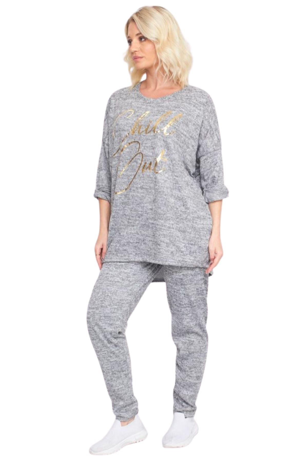Italian Chill Out Gold Foil Logo Loungewear