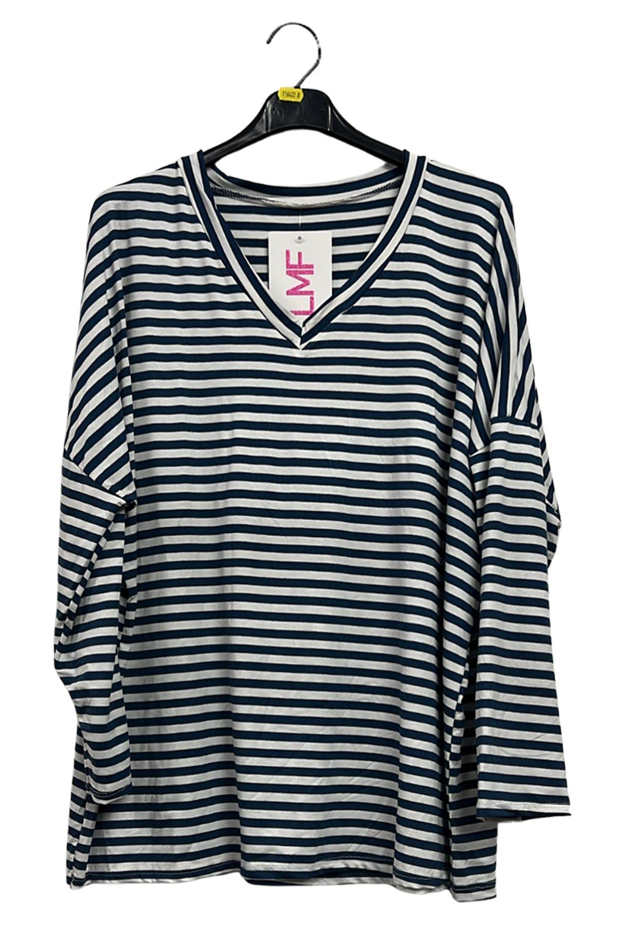 fashion stripe tunic top wholesale