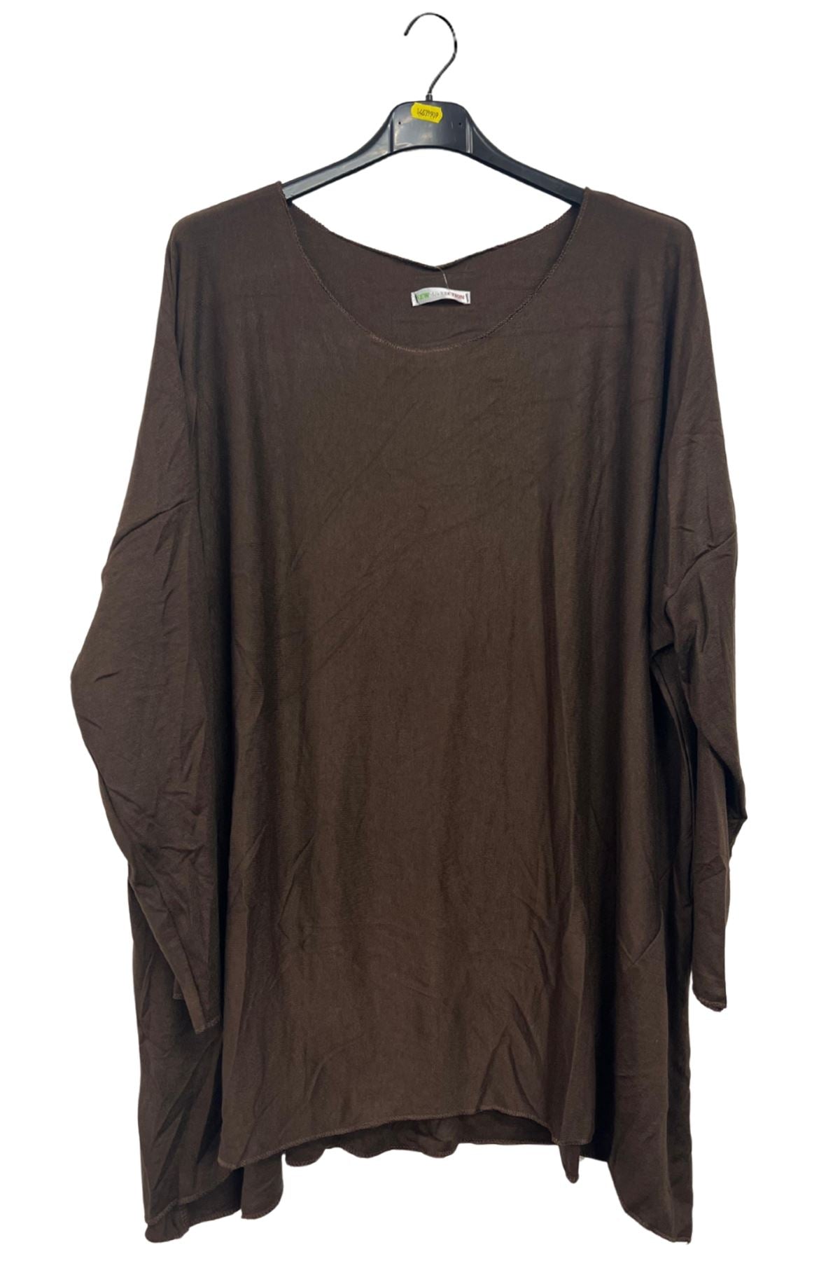 Plain Asymmetric Hem Top