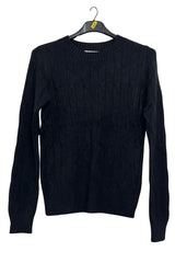 bulk rope knit sweater