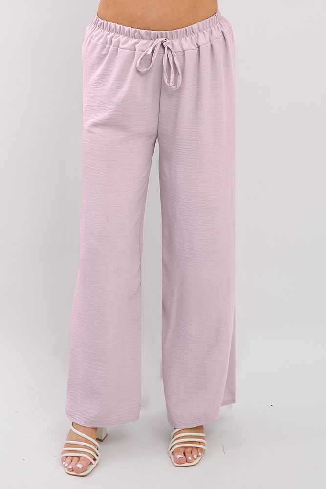Plain Wide Leg Palazzo