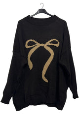 wholesale bow print jumper